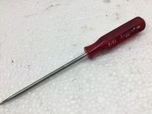 Xcelite Destornillador Hoja Recta Rojo Vástago Redondo R183 Bolsillo - Imagen 1 de 2