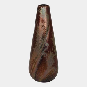 Weller Sicard 1902-07 Art Nouveau Pottery Iridescent Luster Wheat Twist Vase - Picture 1 of 7