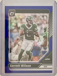 2024 Donruss Optic - Garrett Wilson Blue #153 106/199 NY Jets NFL - Bild 1 von 3