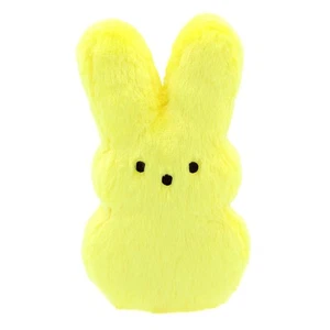 | Shaggy Bunny Peeps | 15” Collectible Plush | Yellow - Picture 1 of 7