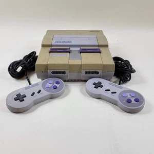 Consola de videojuegos Super Nintendo Entertainment System SNES SNS-001 gris - Imagen 1 de 8