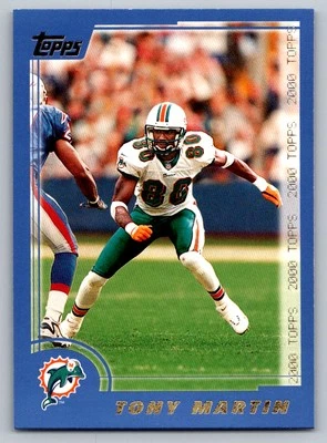 Tony Martin 2000 Topps Miami Dolphins #49 - Image 1 of 2