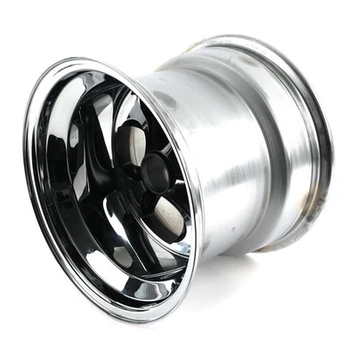 Wheel Keystone Klassic Steel Chrome 15"x12" 5x4.50/4.75/5.00" BC 4.50" Backspace Foto 1 de 4