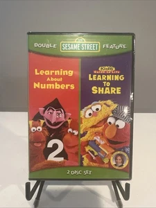 Sesame Street Learning About Numbers Learning to Share DVD 2 Disc Set - Picture 1 of 2