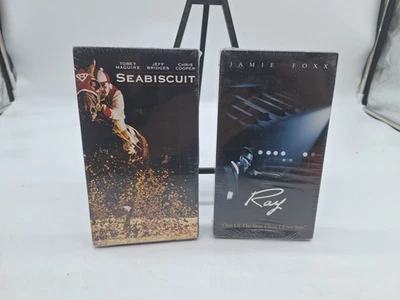 Ray/Seabiscuit Universal  VHS Brand New Factory Sealed. - Imagem 1 de 4