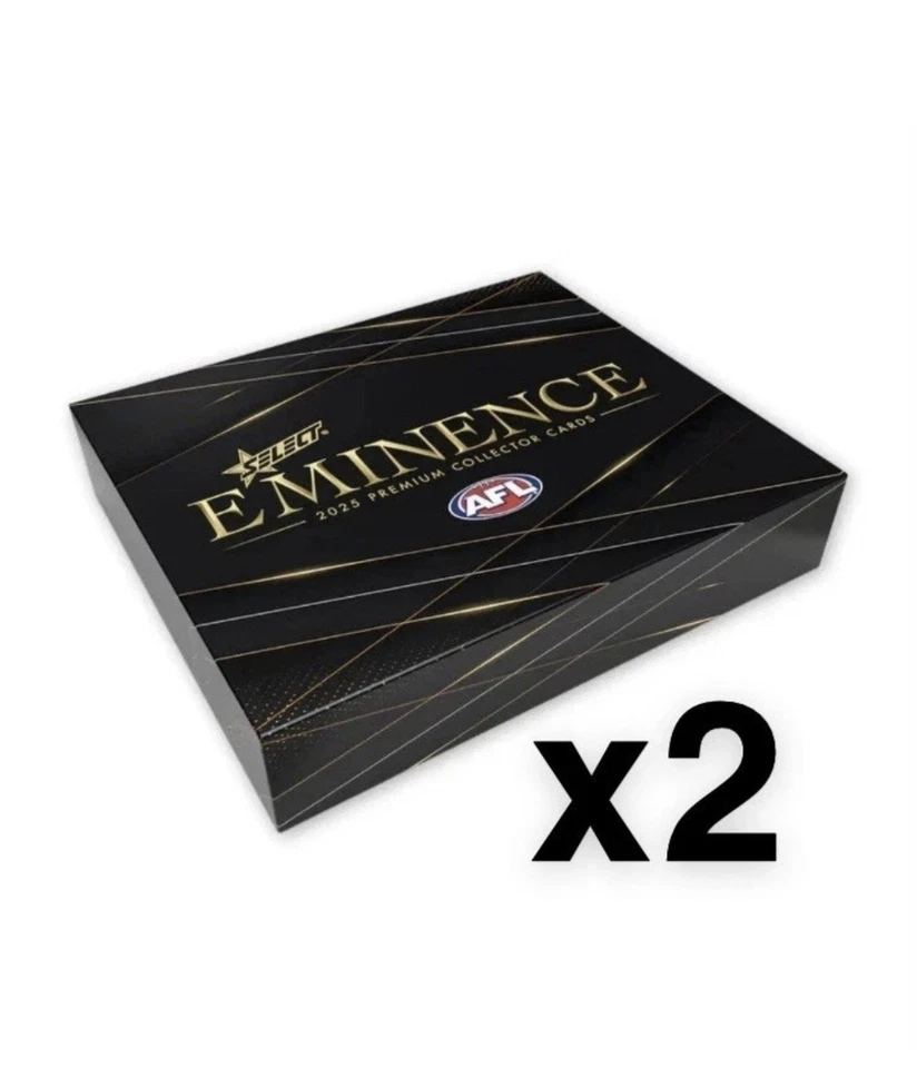 2025 AFL Eminence Box SCC Select Confirmed Presale x2 Sealed Boxes - image 1 of 1