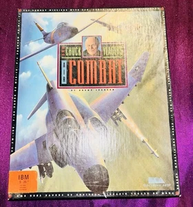 Chuck Yeager's Air Combat, PC/IBM,1991, Electronic Arts, Big box, CIB - Picture 1 of 11