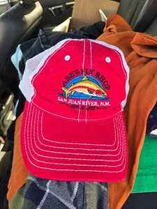 Fishing Hat Abe's Fly Shop Snapback Hat, SAN JUAN RIVER NM Fly Shop, Trout, Truc - Picture 1 of 4