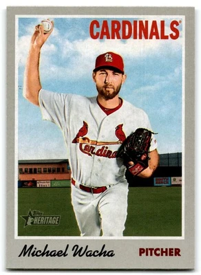 2019 Topps Heritage Michael Wacha St. Louis Cardinals #119 - Image 1 of 2