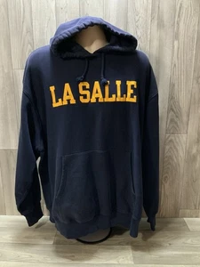 LaSalle University Navy Hoodie Champion Sweatshirt Gr. XXL - Bild 1 von 12