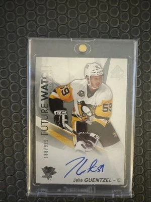 2016-17 SP Authentic - Future Watch Autographs Jake Guentzel #182 /999 (AU, RC) - Image 1 of 2