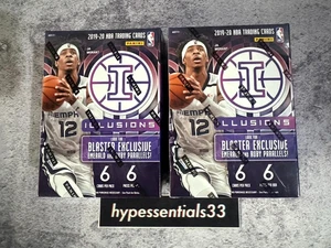 2019-20 Panini NBA Illusions NBA Basketball Blaster Box SET OF 2 SEALED. IN HAND - Picture 1 of 6