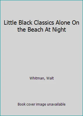 Little Black Classics Alone On the Beach At Night by Walt Whitman - Image 1 of 1