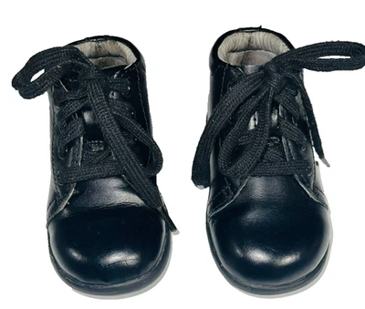 Stride Rite Srtech Elliot Botín Zapatos Bebé Niño Pequeño Negro Cuero Zapatos 4 M Foto 1 de 4
