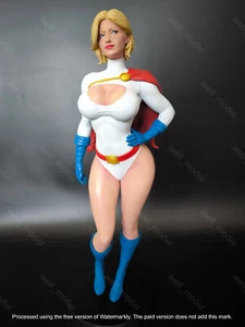 Painted Powergirl Statue 1/4 Sexy Figure - Picture 1 of 7