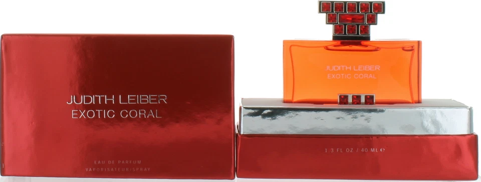 Exotic Coral by Judith Leiber for Women EDP Perfume Spray 1.3 oz. New in Box