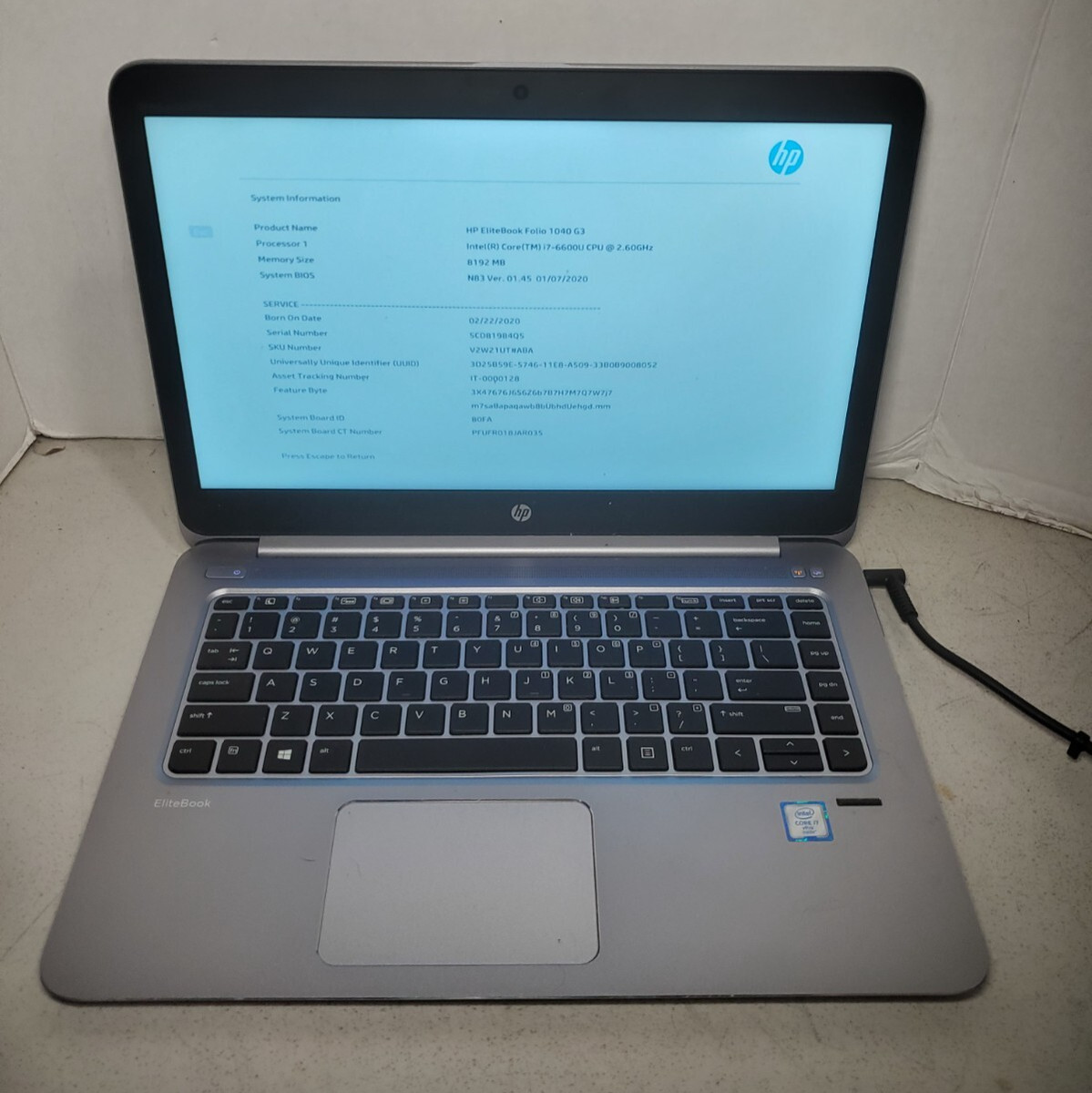 HP Intel Core i7 6th Gen. PC Laptops & Netbooks 256 GB SSD