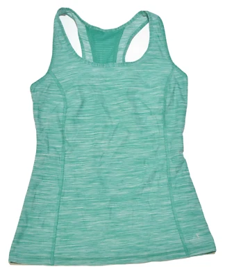 Regata feminina Danskin Now atlética sem mangas tamanho extra pequeno XS verde - Imagem 1 de 4