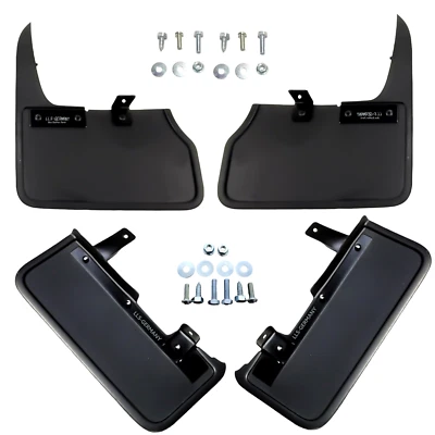Mud Flaps for VW Transporter Multivan T5 T6 4pc Black Front Rear Set - Image 1 of 4