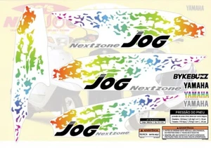 Sticker Decals Yamaha Jog Nextzone 1997 kit set white-rainbow - Picture 1 of 1