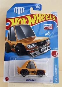 2024 HOT WHEELS HW J-IMPORTS 7/10 MAZDA RX-3 156/250 ORANGE TOONED - Picture 1 of 2