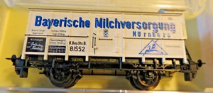 Trix Express 3405 H0 Kühlwagen mit Bremserhaus und Metallrädern makellos in OVP - Bild 1 von 2