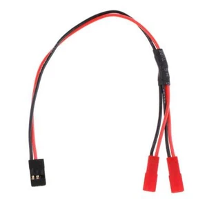 JR 1 Male to JST 2 Female Y Connector Wire Splitter Cable with 23cm Leads - Picture 1 of 4