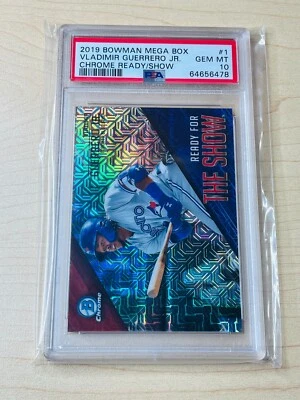 2019 Vladimir Guerrero Jr Bowman Mega Box Ready For The Show Refractor - PSA 10 - Imagem 1 de 2