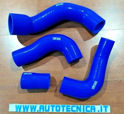 Kit 4 Manicotti Siliconici Intercooler Blu Fiat Punto Gt Turbo 1.4 Tubi Silicone • 160€