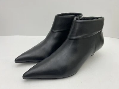 Luichiny Womens Ankle High Leather Boots Black Size 6M - Image 1 of 4