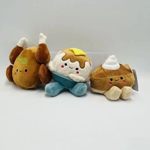 Hallmark Better Together Turkey Mashed Potato Pumpkin Pie Magnetic Plush New - Picture 1 of 2