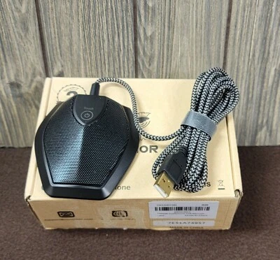 TONOR G11 Conference USB Microphone Omnidirectional Condenser PC Mic, Black - Image 1 of 4