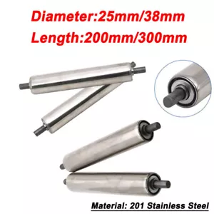 Stainless Steel Conveyor Roller Galvanized Diameter 25 38mm Length 200mm 300mm - Picture 1 of 14