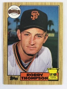 1987 Topps #658 Robby Thompson All-Star Rookie San Francisco Giants Card - Bild 1 von 2