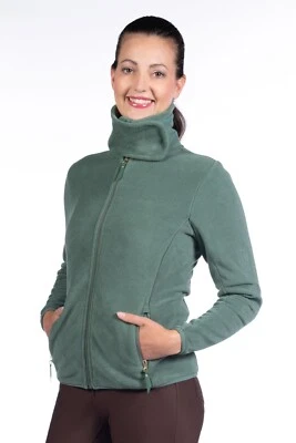 HKM Basil Fleece Jacket with Tall Stand-Up Collar - Image 1 of 4