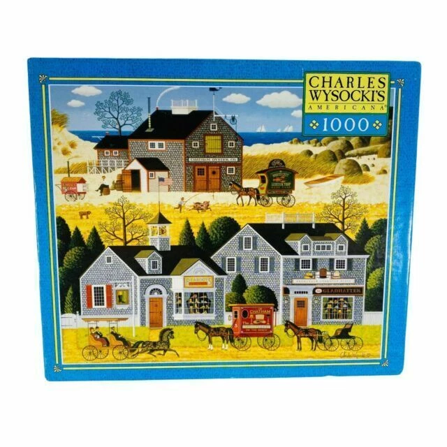 Milton Bradley Charles Wysocki Art Mabel The Stowaway Puzzle, 1000 Piece