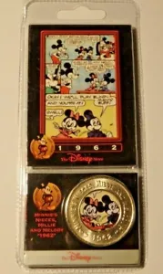 Disney Store Decades Coin 1962 Minnie's Nieces Millie and Melody New Sealed - Picture 1 of 4