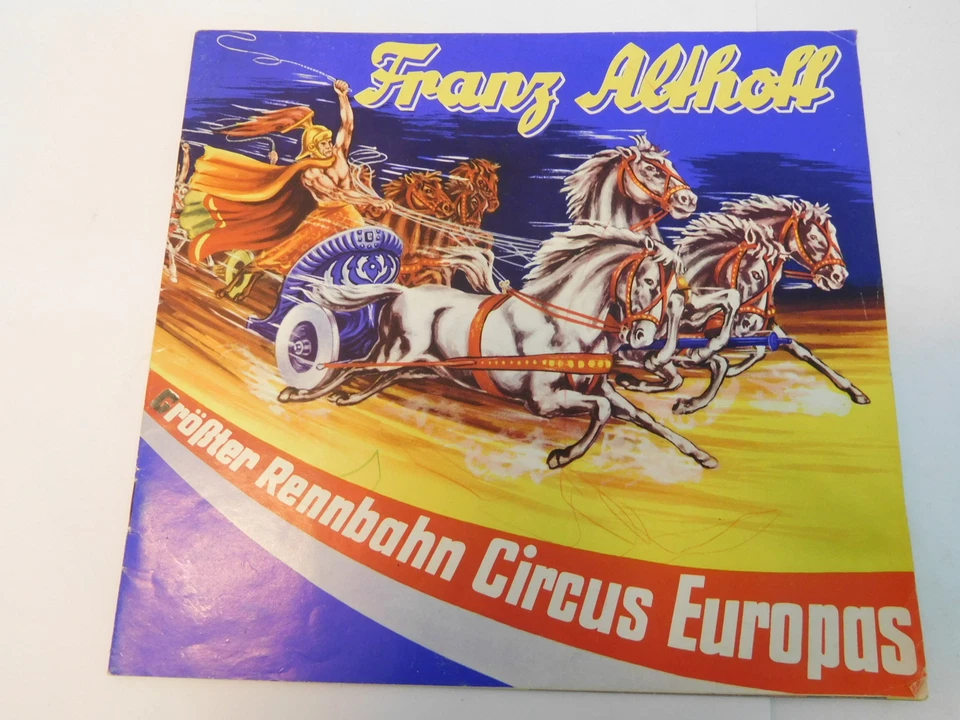 MES-50419	Älteres Heft Circus Franz Althoff mit Gebrauchsspuren - Bild 1 von 1