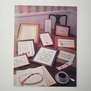Busy Hands Needlework Designs Warm Feelings Counted Cross Stitch Pattern Chart - Picture 1 of 3