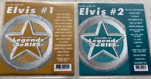 2 CDG KARAOKE LEGENDS DISCOS ELVIS PRESLEY VOL 1 & VOL 2 OLDIES ROCK lote conjunto cds - Imagen 1 de 1