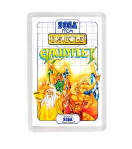 GAUNTLET SEGA MASTER SYSTEM FRIDGE MAGNET IMAN NEVERA - Picture 1 of 1