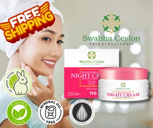 Swaba Ceylon Natural Brightening Night Cream (25g) | Free Shipping - Picture 1 of 4