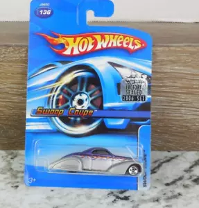 HOT WHEELS 2006 SCHEDA DA COLLEZIONE SWOOP COUPE #136 - Foto 1 di 3