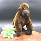 Dakin Vintage 1987 Brown Gorilla Ape Plush Lifelike With Molded Flocked Face 8"