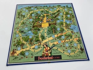 Walt Disney FRONTIER LAND Brettspiel Parker Brothers 1955 NUR BRETTBRETT! - Bild 1 von 12