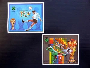Par de sábanas M/Imperf imperf de la Copa Mundial de Fútbol Libia 1982 incl. ver abajo fp8374 - Imagen 1 de 1