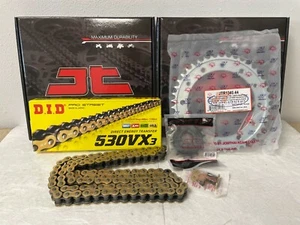 HONDA CB1000R CHAIN AND SPROCKET KIT 2008 TO 2016 DID GOLD X-RING - Picture 1 of 1