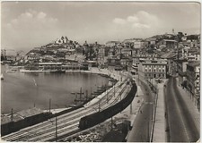ANCONA - PANORAMA - FERROVIA E TRENO FUORI STAZIONE