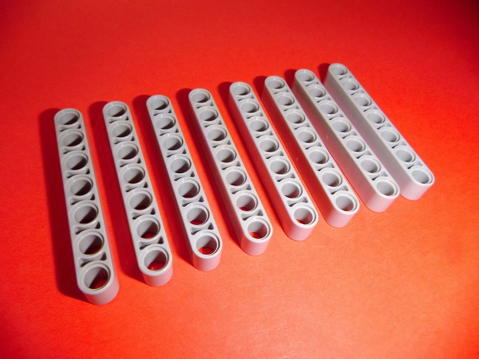 Lego Technic (32524) 8 Liftarme 1x7x1, in hellgrau aus 8421 8292 76042 9397 - Bild 1 von 1