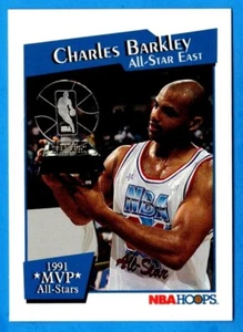 1991-92 Hoops All Star MVP # XII CHARLES BARKLEY (ex-mt) Philadelphia 76ers (B) - Picture 1 of 2